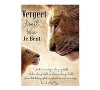 SHEGZHUC Diamond Painting Lionne et Lionceau 40x50cm Diamond Painting Famille Lion Peinture Diamant Lion N'oublie Jamais Qui Tu Es Diamond Painting Animaux Peinture Numero Adulte Animaux