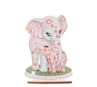 SHEGZHUC Diamond Painting Ornements Diamond Painting Éléphant Diamant Peinture Images Éléphant Animaux Mignon Diamant Peinture Art Broderie Point de Croix Cadeau