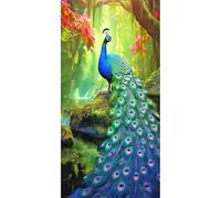 SHEGZHUC Peinture diamant 45 x 85 cm - Grande peinture par numéros - Peinture diamant - Animaux - Mosaïque - Peinture diamant - Art - Point de croix - Broderie cadeau - Décoration