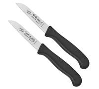Shehadeh Lot de 2 couteaux de cuisine Solingen - Petit couteau polyvalent Solingen pour la cuisine - Couteau à légumes - Couteau à fruits - Couteau à éplucher - Acier inoxydable - Extra tranchant