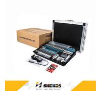 SHEHDS 1024 Console contrôleur DMX pour éclairage Par lumière principale mobile norme internationale DJ Disco avec éditeur logiciel SSL2 1024 Console