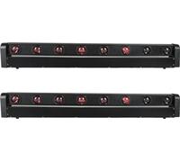 SHEHDS faisceau d'éclairage LED, 8x12W RGBW, modes de contrôle polyvalents, 2STK, prise UE