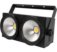 SHEHDS LED COB 2eyes 2x100W chaud blanc aveugle éclairage DMX scène éclairage effet DMX contrôleur club spectacle nuit DJ Disco SHEHDS scène éclairages