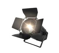 SHEHDS LED Par Lights COB 200W projecteurs de zoom linéaire laver des lumières avec porte de grange blanc chaud (3000K) et blanc froid (5700K) Lumière de scène DMX512 son activé DJ lumière ou théâtre