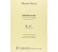 Shéhérazade (poème de Tristan Klingsor) - Cht/Po