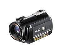 SHEHUALI Caméra de vlogging, AC3 Caméscope vidéo caméra 4k 24fps 30x numérique Zoom Infrarouge Vision Nocturne WiFi Zoom numérique caméscope Professionnel