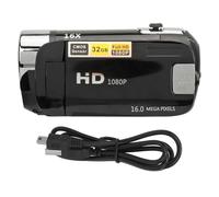 SHEHUALI Caméra vidéo, 2.4 inch HD Camera D90 1080P 16MP Digital Camera 2.4 inch Rotatable Screen Camcorder 16X Zoom HD Video Recorder with Fill Light(Zwart)