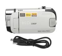 SHEHUALI Caméra vidéo, 2.4 inch HD Camera D90 1080P 16MP Digital Camera 2.4 inch Rotatable Screen Camcorder 16X Zoom HD Video Recorder with Fill Light(Oranje)