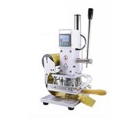 SHEHUALI Machine à Gaufrer, Machine à gaufrer Manuelle avec Curseur de positionnement for Cuir, Machine à marquage à Chaud, Machine à Bronzage(90D-100x130MM)