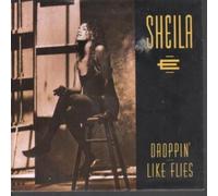 SHEILA E - DROPPIN' LIKE FLIES 7 INCH (7" VINYL 45) GERMAN WARNER BROS 1991