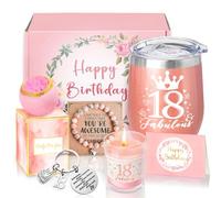 Sheinly Panier cadeau d'anniversaire pour 18e anniversaire pour filles, boîte cadeau pour meilleures amies, femme, fille, sœur, elle, petite amie, camarade de classe, bestie pour filles