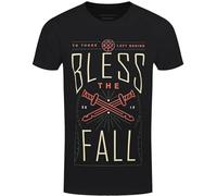 SHEIRYTOO Blessthefall T-Shirt Bless The Fall Swords Men's Black M