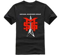 SHEIRYTOO Michael Schenker Group Msg Jazz Men Tshirt Black M