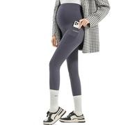 SHEKINI Legging de Grossesse pour Femme avec Poches Opaque Taille Haute Pantalon Maternité Doux et Extensible Mode de Grossesse Yoga Sport
