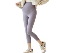 SHEKINI Leggings Maternité Taille Haute Legging Grossesse Pantalon maternité Opaque Leggings de Grossesse Elastique Souple Maternité Mode Maison Yoga Sport