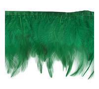 Shekyeon 1,83 m Utilisation ornementale de coq plumes Trim Robe Décoration(vert foncé)