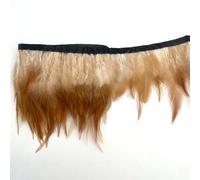 Shekyeon Décoration de robe en plumes de coq de 1.8 m (naturel 4)
