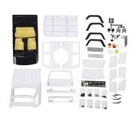 Shelbo de carrosserie RC 313 mm Abs ABS Plastique 1/10 Accessoire d'échelle pour SCX10 II 90046 90047 avec des portes ouvertes et des ailes amovibles
