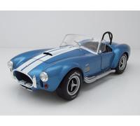 Shelby AC Cobra 427 1965 Bleu Rayures Blanches Modèle Réduit 1:18 Solido