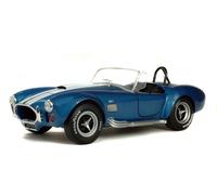 Solido Modèle réduit Shelby AC Cobra 427 1965 Bleu rayures blanches 1:18