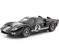 Shelby Collectibles - Shelby408 - Véhicule Miniature - Modèle À L'échelle - Ford Gt 40 Mk Ii - Winner Le Mans 1966 - Echelle 1/18