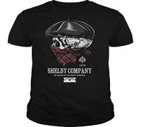 Shelby Company Mens T-Shirt Casual Cotton Unisex Black Tee Tops 3XL