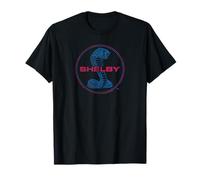 Shelby Distressed Shelby Cobra Round Logo Retro Sports Car T-Shirt