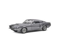 Solido Voiture miniature 1/18 Ford Shelby Mustang GT500 1967 Gris bandes noires