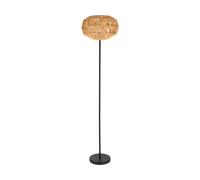 Eglo Lampadaire Sheldon, lampe de salon bohème sur pied, luminaire en métal