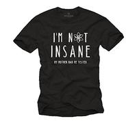 Sheldon T-Shirt - I´M Not Insane - My Mother Had ME Tested - Humour Theory Noir M