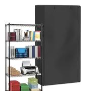 Shelf Cover, Storage Organizer, Heavy Duty Windproof Fabric, Adjustable Portable Wrap with Top Fasteners, Full Coverage Container for Warehouses, Clothes, Entryway, Garage, Bedroom, Organization