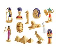 Shelf Figurines, Ancient Egypt Toys, Decorative Learning Set, Creative History Models, Cognitive Decor Statues for Girls, Boys, Women, Men, Fans, Home, School, Project Play Use