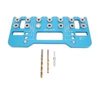 Shelf Pin Drilling Jig, Adjustable Spacing Of 64, 128, And 192mm Self - Contained Clamping Function Cabinet Hardware Jig for Carpenter ARTISAN