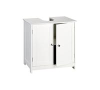 Shelfmade Meuble sous Lavabo Blanc Rustique pour Salle de Bain - Largeur 50 cm ou 60 cm (60 x 30 x 60 cm)