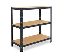 shelfplaza® 100x45x40cm Home Étagère Charge Lourde Anthracite/Etagere Metallique 3 Niveaux / 175kg capacité Charge/Etagere en Metal, étagères de Rangement & Etagere Rangement Garage Acier