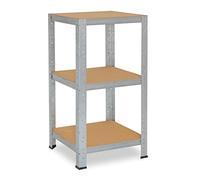 shelfplaza® 100x60x60cm Home Étagère Charge Lourde galvanisé/Etagere Metallique 3 Niveaux / 175kg capacité Charge/Etagere en Metal, étagères de Rangement & Etagere Rangement Garage Acier