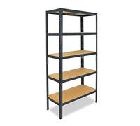 shelfplaza® 180x100x50cm Home Étagère Charge Lourde Anthracite/Etagere Metallique 5 Niveaux / 175kg capacité Charge/Etagere en Metal, étagères de Rangement & Etagere Rangement Garage Acier