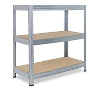 shelfplaza® 90x30x50cm Pro Étagère Charge Lourde galvanisé/Etagere Metal 3 Plateaux/capacité d' étagere métallique 200kg / Meuble Etagere Rangement Garage/etageres Rangement Atelier
