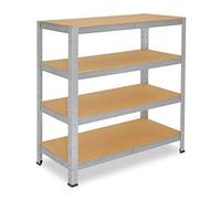 shelfplaza Home 115x110x30cm Étagère Charges Lourde galvanisé: 4x175kg