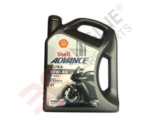Shell 550027077 Advance 4T Ultra 10W 40 4L Huile Moteur De Moto 4 Temps