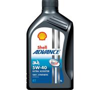 Huile Scooter Advance Ultra 4T Lubrifiant Synthétique 1L 5W40 SHELL