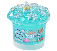 Shell Blauer Clear Slime, Crunchy Schleim für Kinder, Slime-Partygeschenke für Mädchen und Jungen im Alter Von 8-12 Jahren, Sensorisches Schleim Spielzeug, Weihnachts und Hallowmas Geschenk