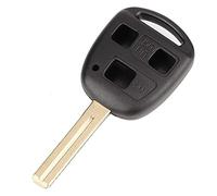 Shell de clé de télécommande de voiture, 3 Bouton de commande à distance clé cas de remplacement Shell Compatible avec IS200 GS300 LS200 RX300