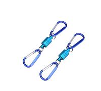 Shell en Aluminium de Outils de pêche de 2PCS, Support magnétique Solide de libération de Filet de pêche de Mouche et Boucle Durable d'alliage d'aluminium