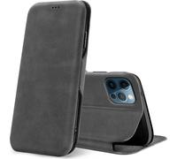 Shell Flip Case pour Apple iPhone 12 / 12 Pro (6.1 pouces) Coque Book Cover Etui pour téléphone portable avec porte-cartes Etui de protection premium