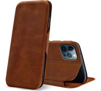 Shell Flip Case pour Apple iPhone 12 / 12 Pro (6.1 pouces) Coque Book Cover Etui pour téléphone portable avec porte-cartes Etui de protection premium