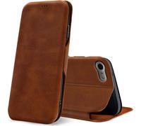 Shell Flip Case pour Apple iPhone 7 / 8 / SE 2 Coque Book Cover Etui pour téléphone portable avec porte-cartes Premium Housse de protection
