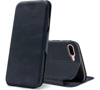 Shell Flip Case pour Apple iPhone 7 Plus / 8 Plus Coque Book Cover Etui pour téléphone portable avec porte-cartes Premium Housse de protection