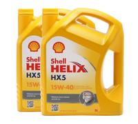SHELL Helix HX5 15W-40 L'Huile De Moteur Api Sn, Api Cf , Acea A3/B3, 2x5 Litre