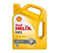 SHELL Helix HX5 15W-40 L'Huile De Moteur Api Sn, Api Cf , Acea A3/B3, 5 Litre
